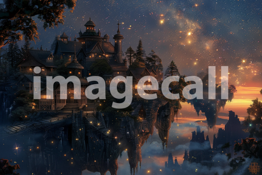 Cspreeti A village enveloped in the soft glow of starlight wh 11cd5c4d af35 4fcf 81c3 7032cb711191 2