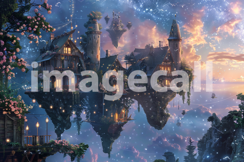 Cspreeti A village enveloped in the soft glow of starlight wh 11cd5c4d af35 4fcf 81c3 7032cb711191 1