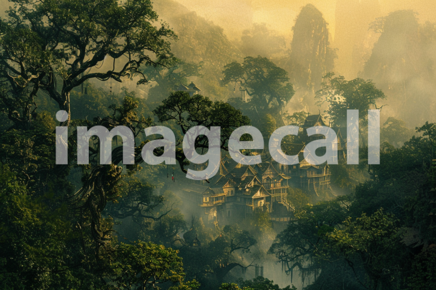 Cspreeti A village surrounded by towering trees and thick und ba50cfa4 0909 4cbd b17c 244577cd1a64 1