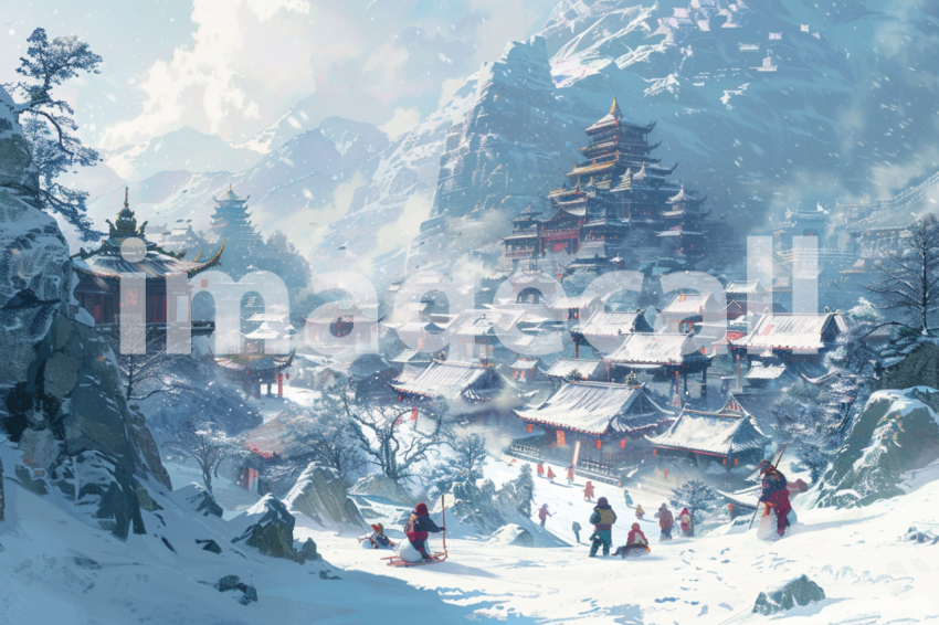 Cspreeti Children play in the soft snow drifts that surround  94040746 89bc 43ae a34b 371ea5c1ca4a 1