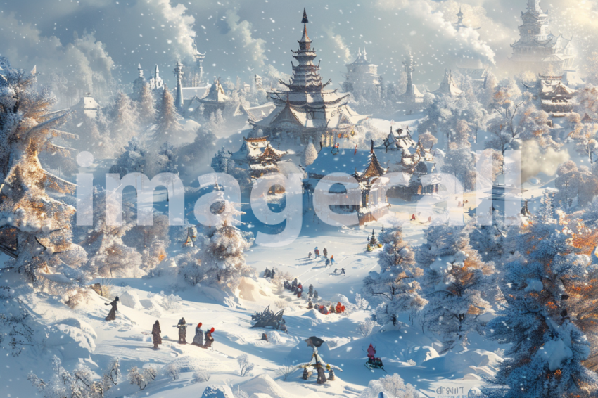 Cspreeti Children play in the soft snow drifts that surround  94040746 89bc 43ae a34b 371ea5c1ca4a 3