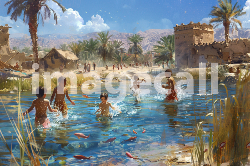 Cspreeti Children splash and play in the crystal clear waters 4b82c68e 9516 4ab7 88fe 5b9f8bdea4c6 1