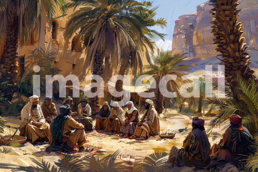 Cspreeti Elderly villagers gather in the shade of the oasiss  14f31134 d0c8 4049 97c7 b3cc1e6d4ee1 2