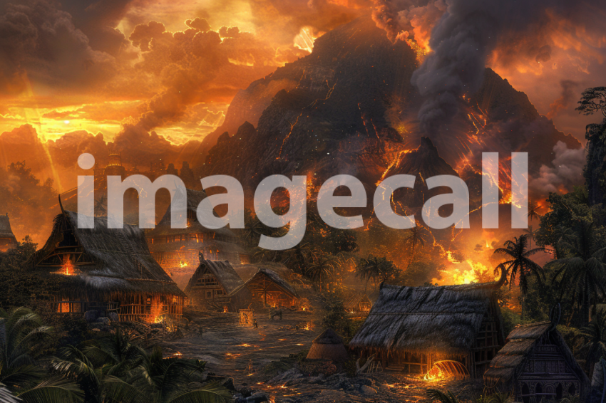 Cspreeti The village nestled at the foot of the smoldering vo 72608537 5d40 4529 915d b86bc8ef4993 0