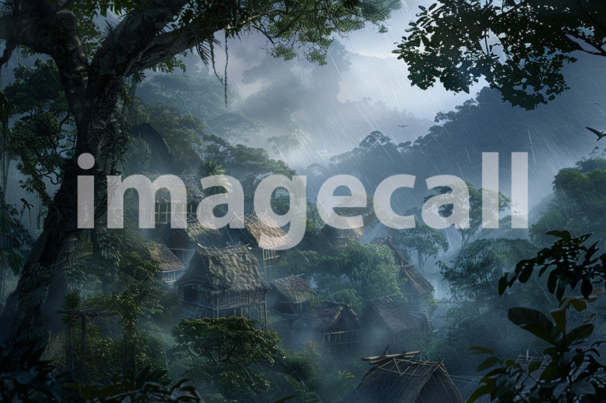 Cspreeti The village hidden amidst the dense jungle its thatc feec6dd5 6d41 4ae7 ae90 d43833bd0fef 3