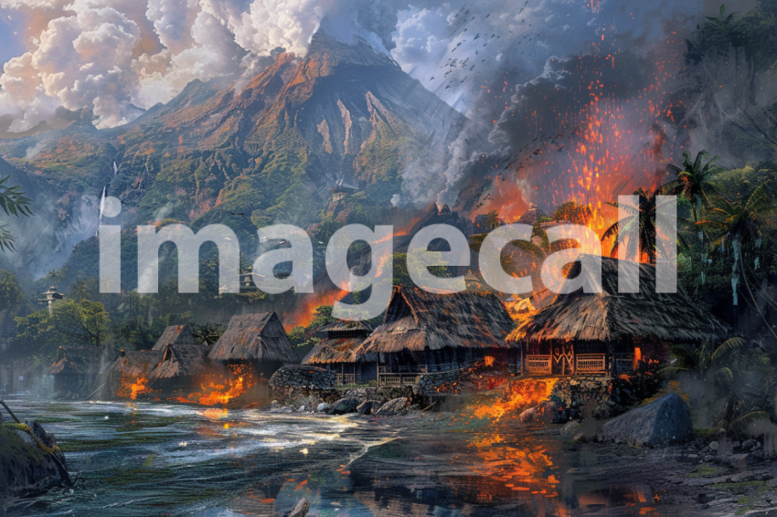 Cspreeti The village nestled at the foot of the smoldering vo 72608537 5d40 4529 915d b86bc8ef4993 3