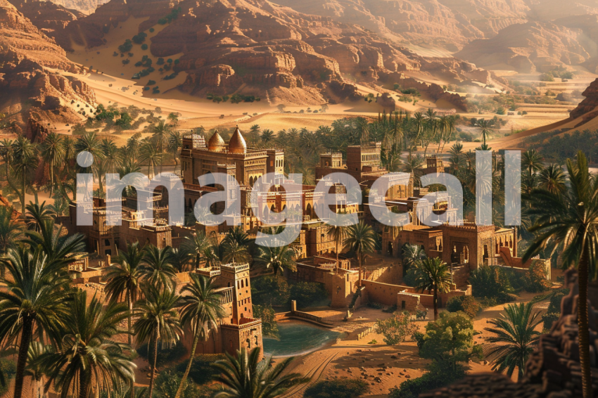 Cspreeti The village nestled within the cool embrace of a des f5f77e5c 68ce 4339 ae19 1ea26e99db94 3