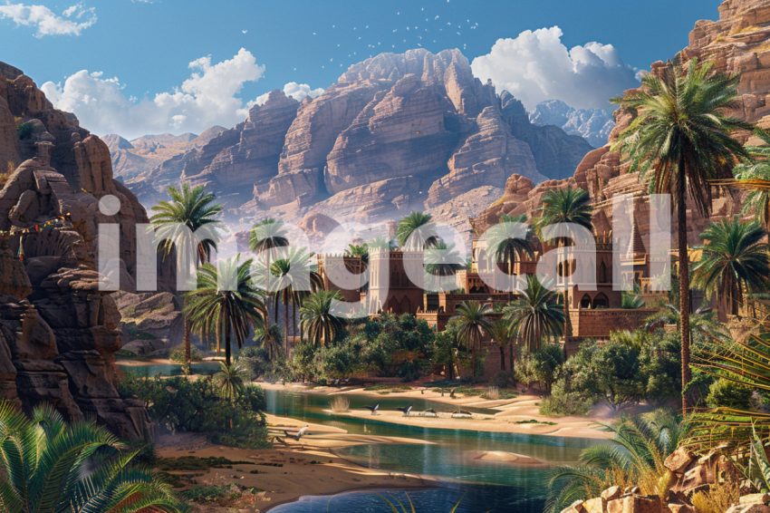 Cspreeti The village nestled within the cool embrace of a des f5f77e5c 68ce 4339 ae19 1ea26e99db94 2