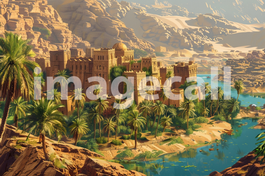 Cspreeti The village nestled within the cool embrace of a des f5f77e5c 68ce 4339 ae19 1ea26e99db94 1