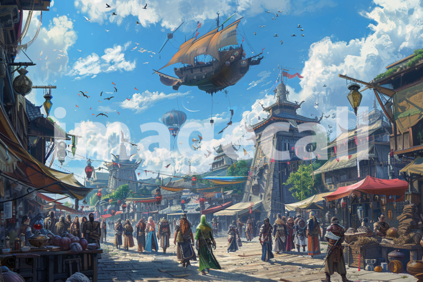 Cspreeti The villages bustling market is a hub of activity wi f2cf7756 84bc 4381 b677 eca96c12fde5 3