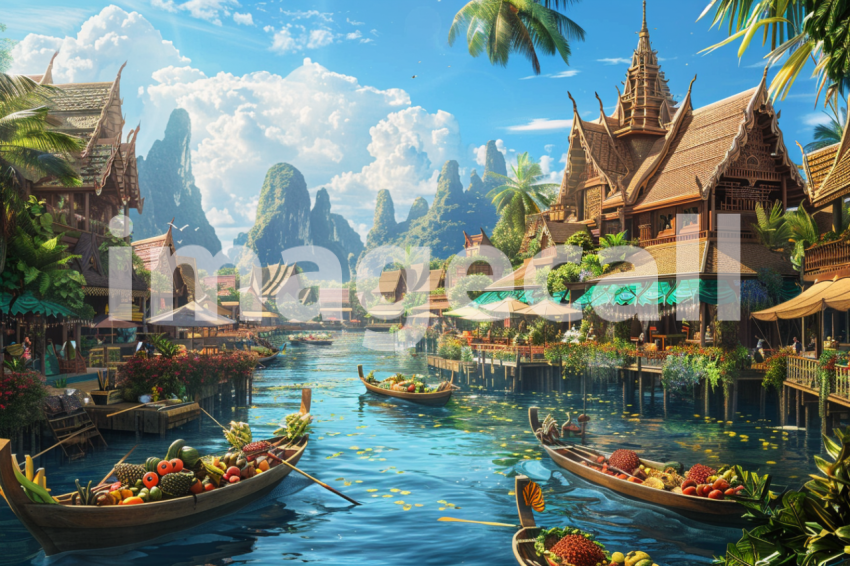 Cspreeti The villages floating market is a hive of activity w 4da5bf3c 00fa 4f1c b774 e31691a175c7 2