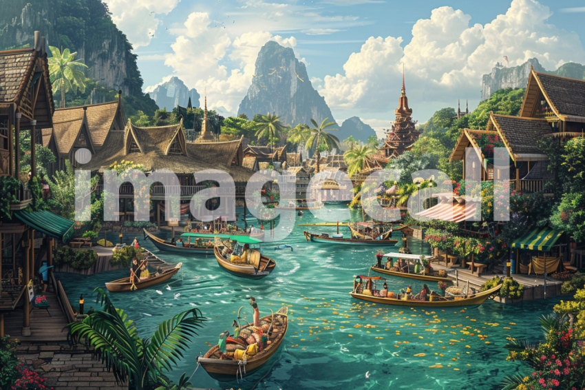 Cspreeti The villages floating market is a hive of activity w 4da5bf3c 00fa 4f1c b774 e31691a175c7 1