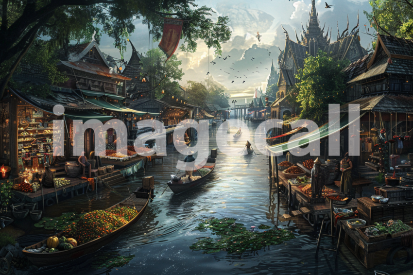 Cspreeti The villages floating market is a hive of activity w 4da5bf3c 00fa 4f1c b774 e31691a175c7 3