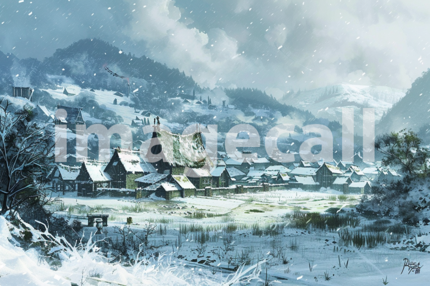 Cspreeti The villages frozen fields lie dormant beneath a bla b0b9b1eb 17b3 48df 8e0c f92bef63be0f 0