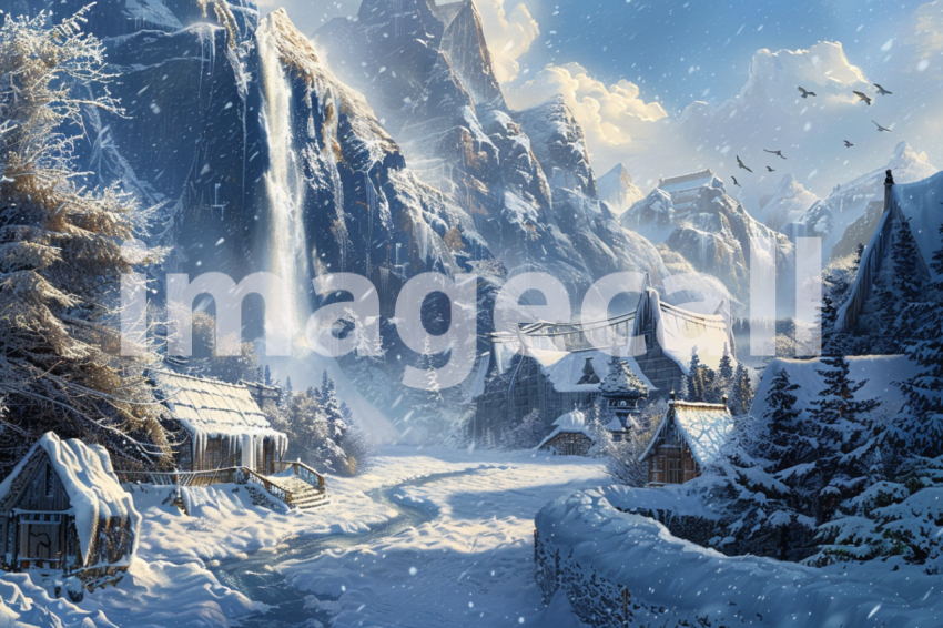 Cspreeti The villages frozen waterfall is a sight to behold i 3bd820b6 ccfc 4eae 93e2 01e716fc38d1 2