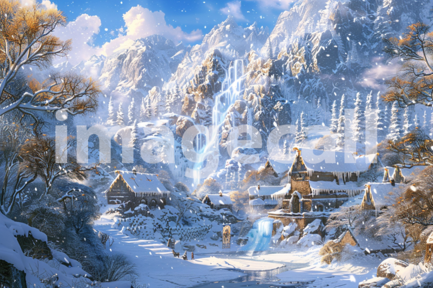 Cspreeti The villages frozen waterfall is a sight to behold i 3bd820b6 ccfc 4eae 93e2 01e716fc38d1 3