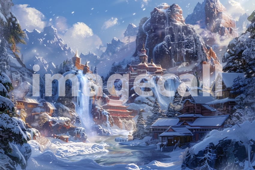 Cspreeti The villages frozen waterfall is a sight to behold i 3bd820b6 ccfc 4eae 93e2 01e716fc38d1 1