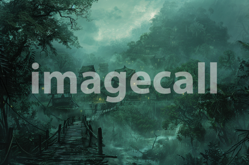 Cspreeti The villages wooden walkways wind through the mist s 39979696 765b 401e 8b2b 9ccb086b34e0 1