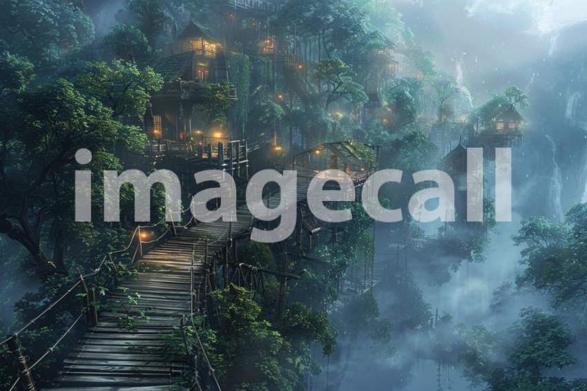 Cspreeti The villages wooden walkways wind through the mist s 39979696 765b 401e 8b2b 9ccb086b34e0 2