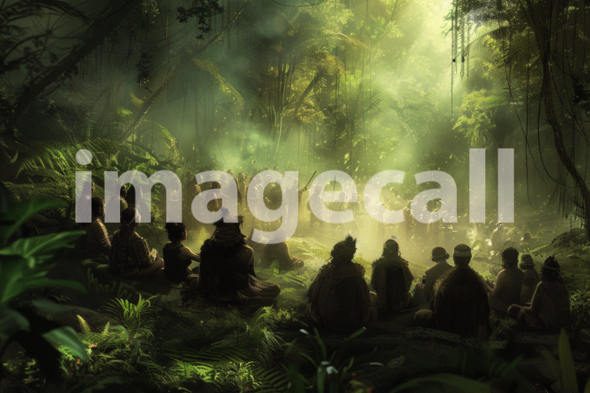 Cspreeti Villagers gather at the heart of the jungle their vo 62e9baaf 58db 47fe 8e8e dd1570478c55 1