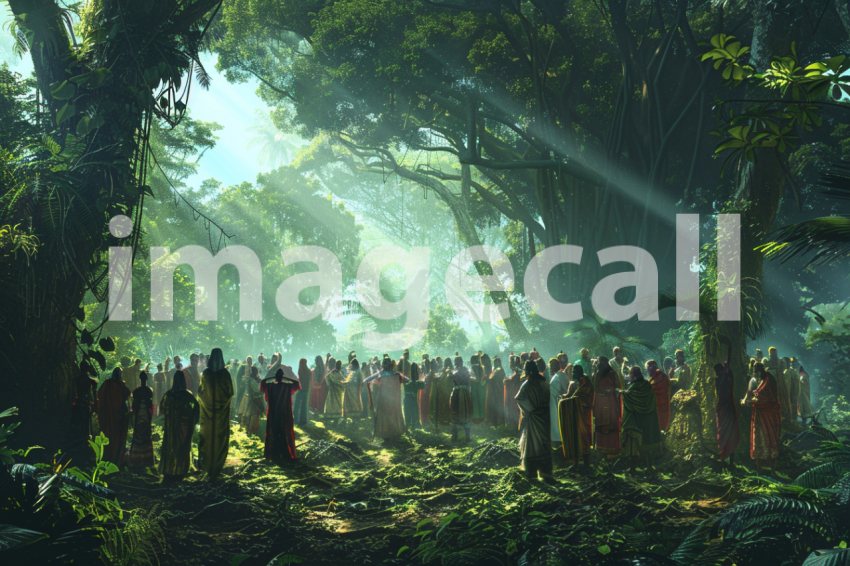 Cspreeti Villagers gather at the heart of the jungle their vo 62e9baaf 58db 47fe 8e8e dd1570478c55 0