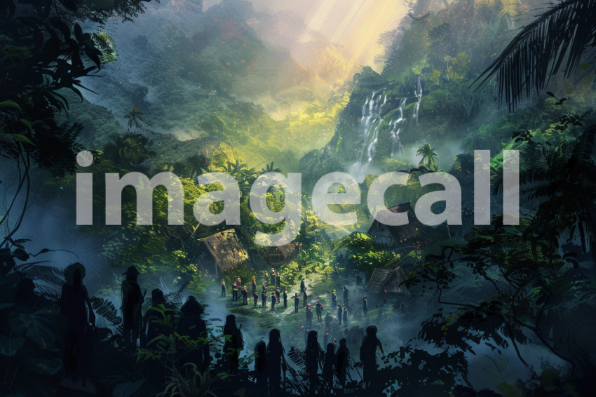 Cspreeti Villagers gather at the heart of the jungle their vo 62e9baaf 58db 47fe 8e8e dd1570478c55 3