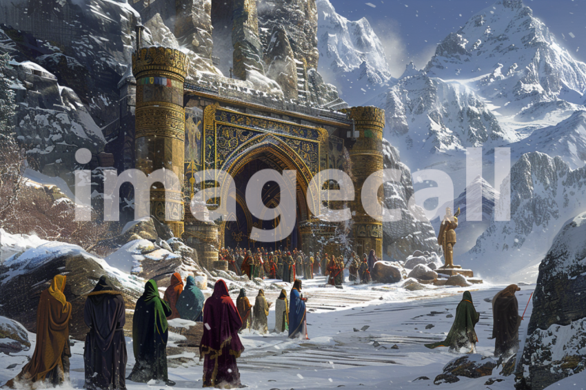 Cspreeti Villagers gather at the temples grand entrance their 3e4033c3 707a 46be b0a4 5656ba7d2070 2