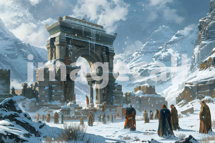 Cspreeti Villagers gather at the temples grand entrance their 3e4033c3 707a 46be b0a4 5656ba7d2070 3