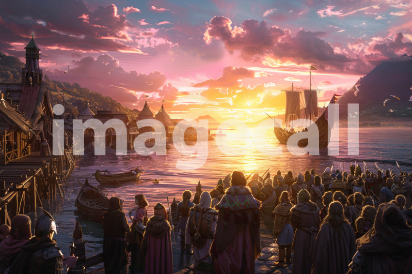 Cspreeti Villagers gather at the villages central pier their  ccd56ccd f817 4a15 9b54 43e594e85c34 2