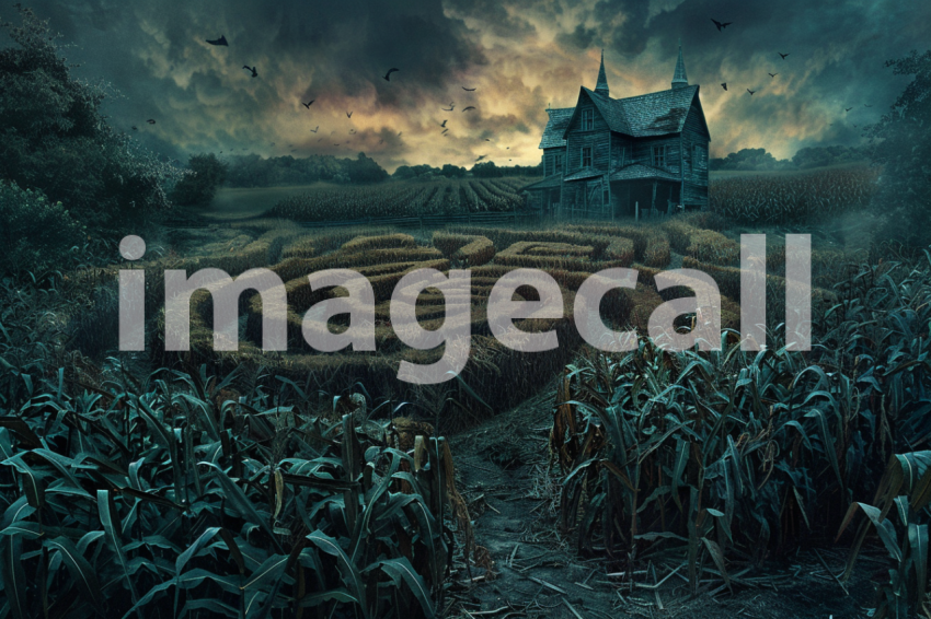 Cspreeti A haunted farm surrounded by a spectral cornfield ma 371a3464 3de3 4a45 ad89 c0c265b49d10 2