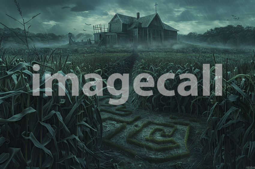 Cspreeti A haunted farm surrounded by a spectral cornfield ma c6a8695c e8aa 4e42 b9ef 46795a4df0ae 3