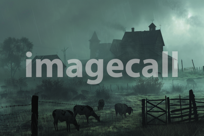 Cspreeti A haunted farmstead shrouded in a thick spectral mis 7226bc44 1056 4094 8a8d 715fb3803a3f 3