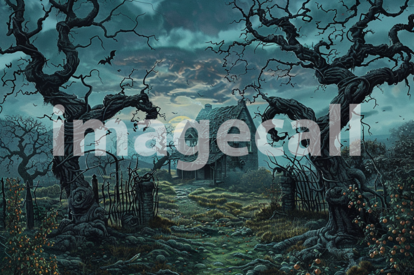 Cspreeti A haunted farmstead surrounded by twisted spectral a 5a839bf7 2920 4124 add9 c8788ad14ebf 0