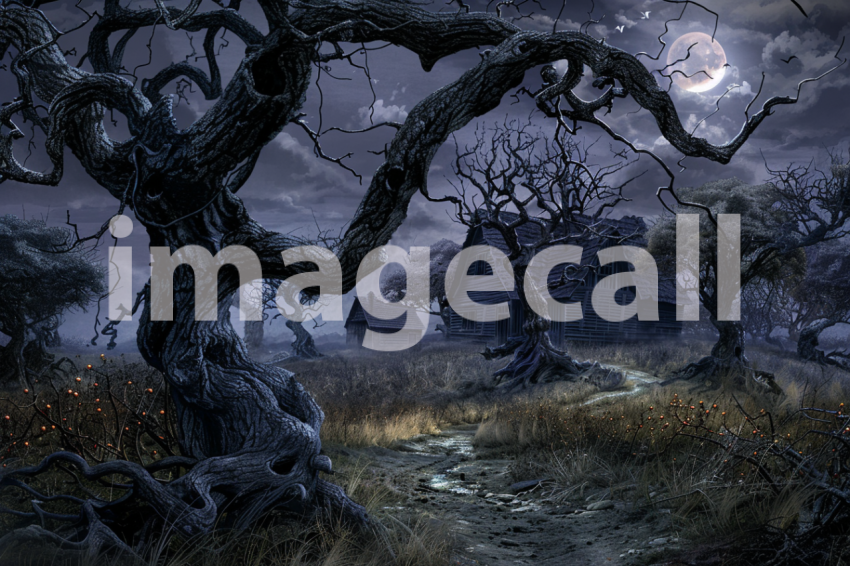 Cspreeti A haunted farmstead surrounded by twisted spectral a 5a839bf7 2920 4124 add9 c8788ad14ebf 3