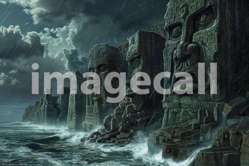 Cspreeti A haunted sea coast surrounded by jagged cliffs thei fc307bee 2625 47f6 a8ba 622fc9aab4fa 2