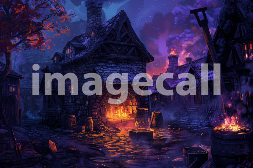 Cspreeti A spectral blacksmiths forge glows with ghostly fire dd5218fb e309 4035 9213 79481e791351 3