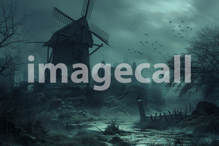 Cspreeti Cursed windmill creaks ominously in the eerie silenc dd6c1f46 805f 412c b559 a054c0fca163 1