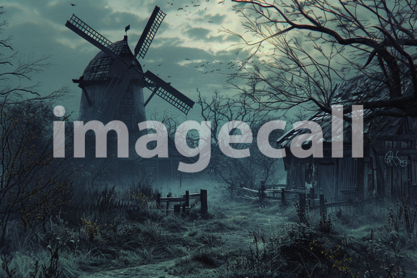 Cspreeti Cursed windmill creaks ominously in the eerie silenc dd6c1f46 805f 412c b559 a054c0fca163 3