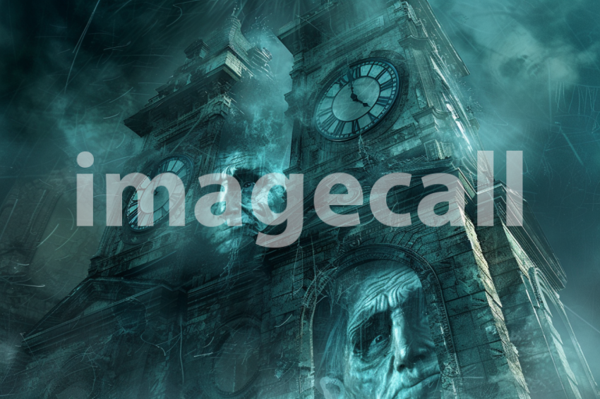 Cspreeti Ghostly faces peer out from the haunted clock towers e692ab96 a52f 4758 b28c 0125705461c7 0
