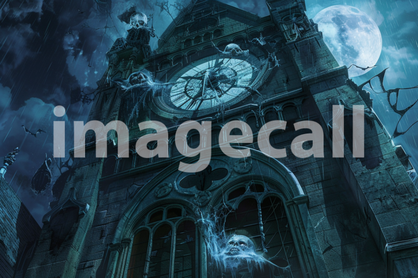 Cspreeti Ghostly faces peer out from the haunted clock towers e692ab96 a52f 4758 b28c 0125705461c7 1