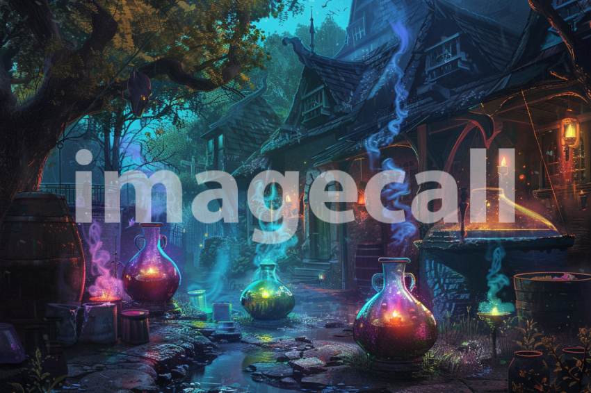 Cspreeti Haunted village alchemists lab where bubbling potion 1105f98b 4a3b 4cf5 84d9 2bb5e3ef2775 0