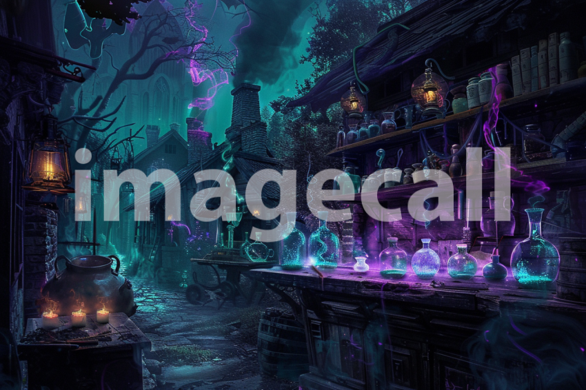 Cspreeti Haunted village alchemists lab where bubbling potion 1105f98b 4a3b 4cf5 84d9 2bb5e3ef2775 2