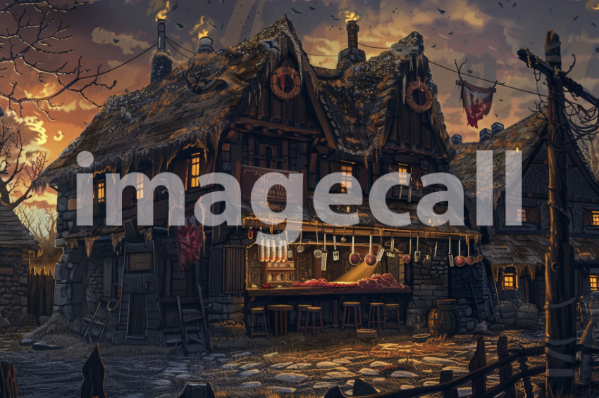 Cspreeti Haunted village butchers shop its cleavers swinging  649fa2f5 e28a 4b9a be96 cb50c9db66d7 2