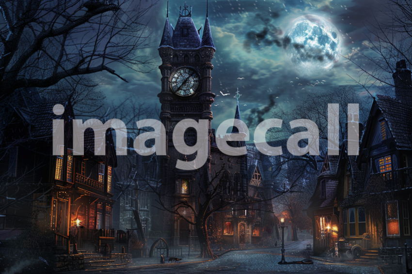 Cspreeti The haunted clock tower looms over the town square i 8a5f686e 5c8f 4b6e 8011 fe5c98361cf1 2