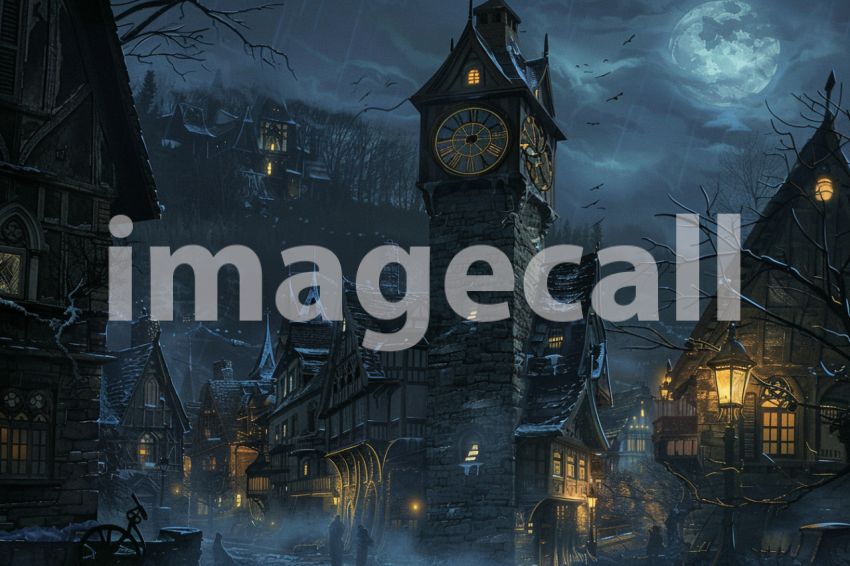 Cspreeti The haunted clock tower looms over the town square i 8a5f686e 5c8f 4b6e 8011 fe5c98361cf1 0