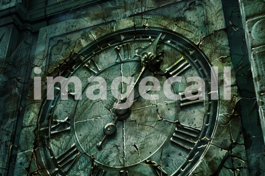 Cspreeti The haunted clock towers clock face is cracked and w f2819cd4 3403 451d 9c87 602c4cb5b751 0