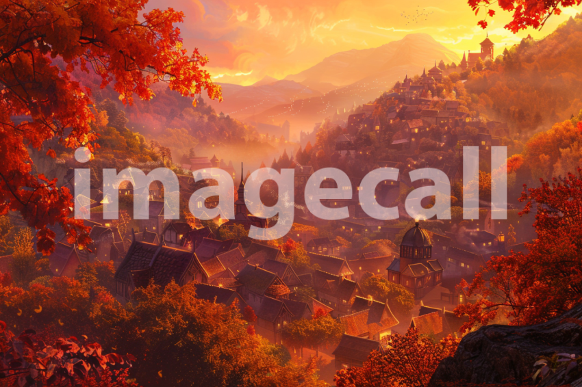 Cspreeti A village engulfed in the fiery colors of autumn whe ea3f14d7 af26 43ef a6f9 d2d2b0d6760e 1