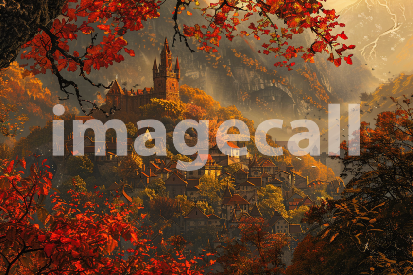 Cspreeti A village engulfed in the fiery colors of autumn whe ea3f14d7 af26 43ef a6f9 d2d2b0d6760e 0