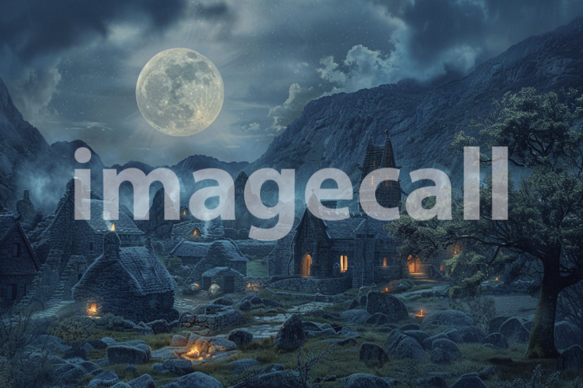 Cspreeti A village enveloped in a mystical aura under the lig bed2bfad 4a84 40aa 9ce2 63f040e1a789 0