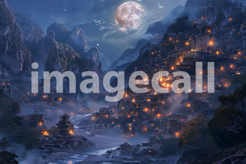 Cspreeti A village enveloped in a mystical aura under the lig bed2bfad 4a84 40aa 9ce2 63f040e1a789 2